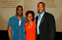 Monroe Kent, Montego Glover and Michael McElroy at the Broadway's Celebrity Benefit for Hurricane Relief.