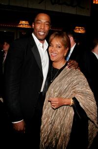 Michael McElroy and Phylicia Rashad at the Broadway opening of "Sweeney Todd."