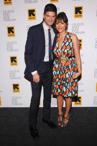 Will McCormack and Rashida Jones at the New York premiere of "Celeste and Jesse Forever."