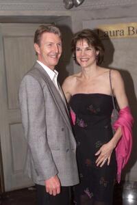 Byron Jennings and Carolyn McCormick at the party at Laura Belle restaurant in New York city.