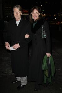 Carolyn McCormick and Guest at the opening night of "Distracted."