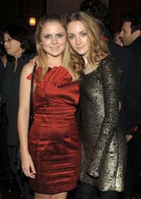 Rose McIver and Saoirse Ronan at the after party of the special screening of "The Lovely Bones."