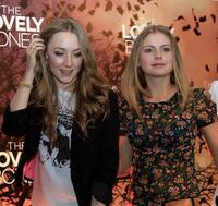 Saoirse Ronan and Rose McIver at the press conference of "The Lovely Bones."
