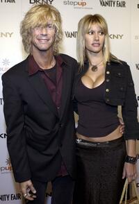 Duff McKagan and Susan Holt at the Vanity Fair "In Concert" to benefit Step Up Women's Network.