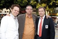 John C. Reilly, Adam McKay and Will Ferrell at the premiere of "Step Brothers."