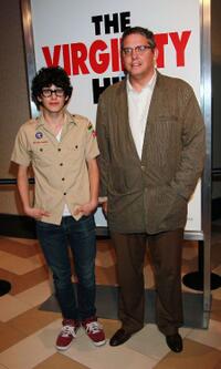 Matt Bennett and Adam McKay at the screening of "The Virginity Hit."