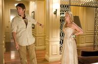 Director Nelson McCormick and Brittany Snow on the set of "Prom Night."