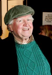 Malachy McCourt at the opening of "Belfast Blues."