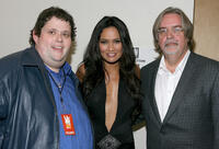 Ralphie May, Tia Carrere and The Simpsons creator Matt Groening at the Spike TV's 2007 Video Game Awards in Las Vegas.