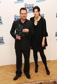 Michael Grandage and Gina McKee at the South Bank Show Awards.
