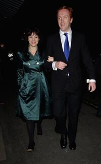 Helen McCrory and Damian Lewis at the Alexandra Shulman's Pre-BAFTA Dinner.