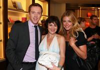 Damian Lewis, Helen McCrory and Cat Deeley at the Smythson, Rodeo Drive store launch party.