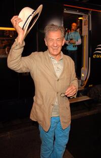 Sir Ian McKellen at the 59th International Cannes Film Festival for promoting the film "The Da Vinci Code".