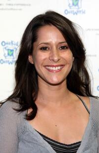 Kimberly McCullough at the OneKid OneWorld's shop.