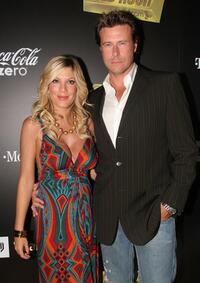 Tori Spelling and Dean McDermott at the Mark Burnett and AOL launch of "Gold Rush."