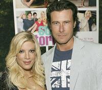 Tori Spelling and Dean McDermott at the screening party of "So NoTORIous."