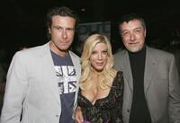 Dean McDermott, Tori Spelling and Chris Leitch at the screening party of "So NoTORIous."