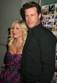 Tori Spelling and Dean McDermott at the promotion of "So Notorious."