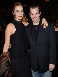 Caitlin Fitzgerald and Mike McGlone at the Special New York screening of "The Fitzgerald Family Christmas."