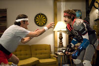 Frank Powell (Ian McShane) and his step-son Rod Kimble (Andy Samberg) have a contentious relationship in "Hot Rod."