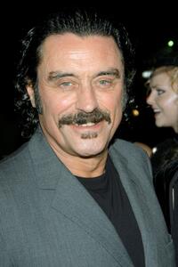 Ian McShane at the HBO's Telefilm Premiere of "Deadwood".