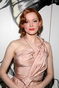 Rose McGowan at the Prada party during Mercedes-Benz Fashion Week Fall 2008.