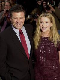 Kim Basinger and her husband Alec Baldwin at the premiere of "I Dreamed of Africa".