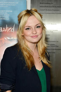 Emily Meade at the New York premiere of "Smashed."