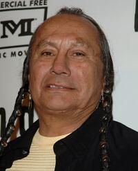 Russell Means at the premiere screening and party of "Brando."
