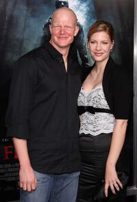 Derek Mears and Guest at the Los Angeles premiere of "Friday The 13th."