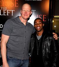 Derek Mears and Arlen Escarpeta at the premiere of "The Last House On The Left."