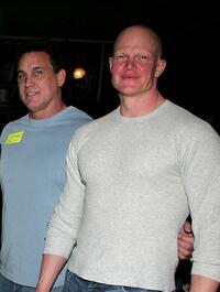C.J. Graham and Derek Mears at the Anchor Bay Entertainment's Jason Voorhees reunion.