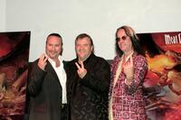 Meat Loaf, Desmond Child and Todd Rundgren at the Press conference for Meat Loaf's ''Bat Out Of Hell 3'' Listening Party.