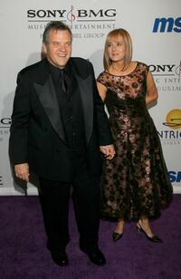 Meatloaf and wife Leslie G. Edmonds at the Legendary Clive Davis Pre-Grammy Party.