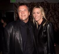 Meatloaf and his wife Tracy at the premiere of "Hart's War".