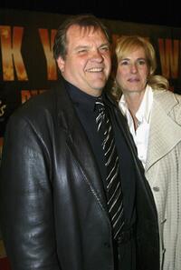 Meatloaf and guest arrive at the premiere of "We Will Rock You".