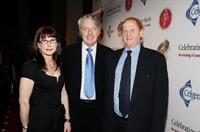 Susie Novis, Brian Durie and Mike Medavoy at the Comedy to Benefit The IMF's Peter Boyle Fund.