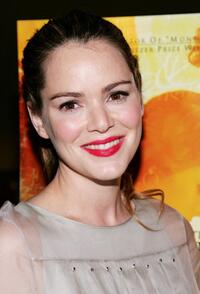 Jacinda Barrett at the premiere of "The Namesake."