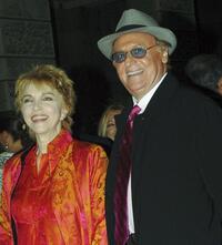 Mariangela Melato and Renzo Arbore at the opening night of Rome Film festival.