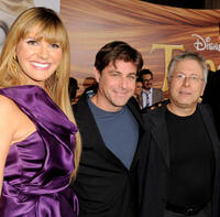 Singer Grace Potter, lyricist Glenn Slater and Alan Menken at the California premiere of "Tangled."