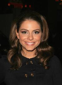 Maria Menounos at the Mercedes-Benz Fashion Week Fall 2008.