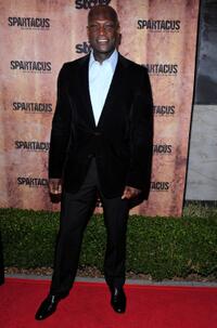 Peter Mensah at the premiere of "Spartacus: Blood And Sand."