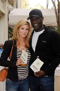 Viva Bianca and Peter Mensah at the DPA Golden Globes Gift Suite.