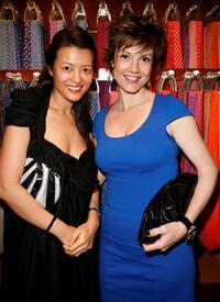 Sang and Zoe McLellan at the debut of Bugatti Veyron FBG.