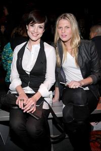 Zoe McLellan and Alexandra Richards at the G Star Fall 2009 Fashion Show during the Mercedes-Benz Fashion Week.