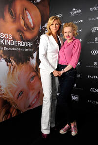 Veronica Ferres and Sunnyi Melles at the BURDA LIVE in Germany.