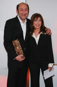 Kad Merad and Guest at the 32nd Cesars Film Awards Ceremony.