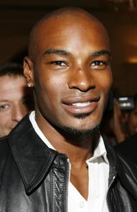 Tyson Beckford at the celebration of Ralph Laurens 40th Anniversary.