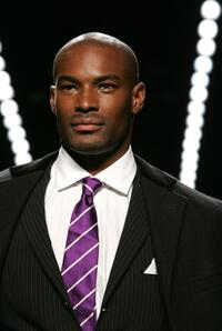 Tyson Beckford at the Fashion for Relief fashion show during the Olympus Fashion Week.