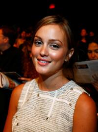 Leighton Meester at the 3.1 Phillip Lim Spring 2009 fashion show during the Mercedes-Benz Fashion Week.